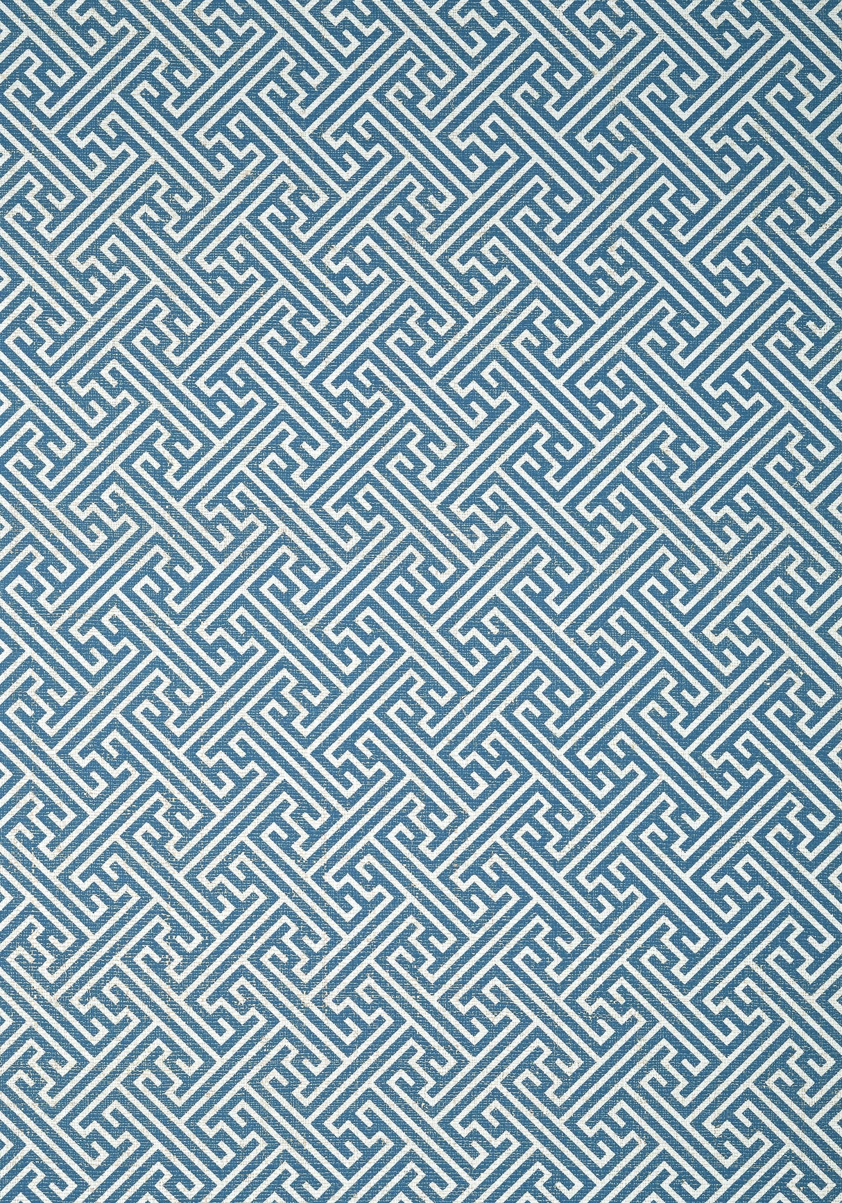 Anna French CHARLOTTE RAFFIA Blue and White Wallpaper