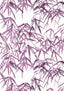 Anna French KYOTO LEAVES Eggplant Wallpaper