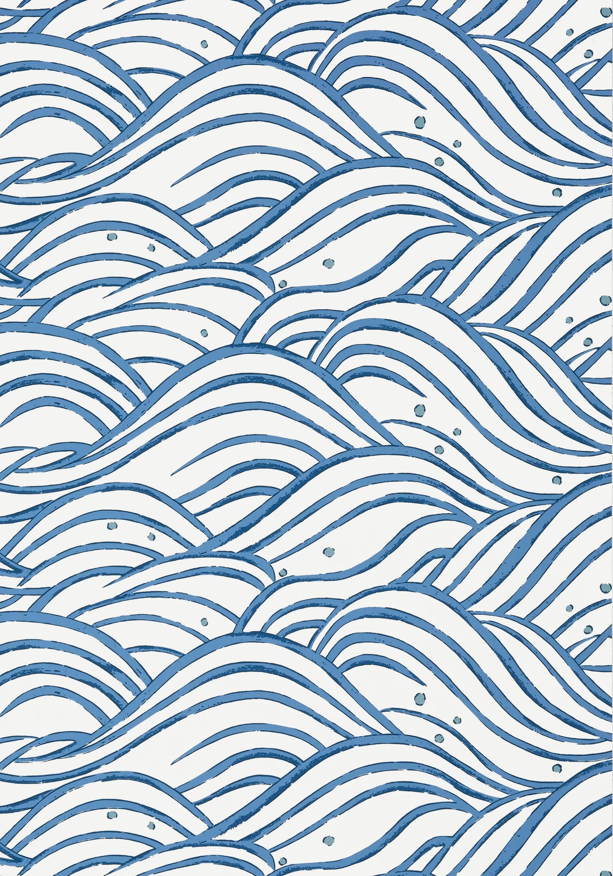 Anna French WAVES Blue Wallpaper