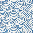 Anna French Waves Blue Wallpaper