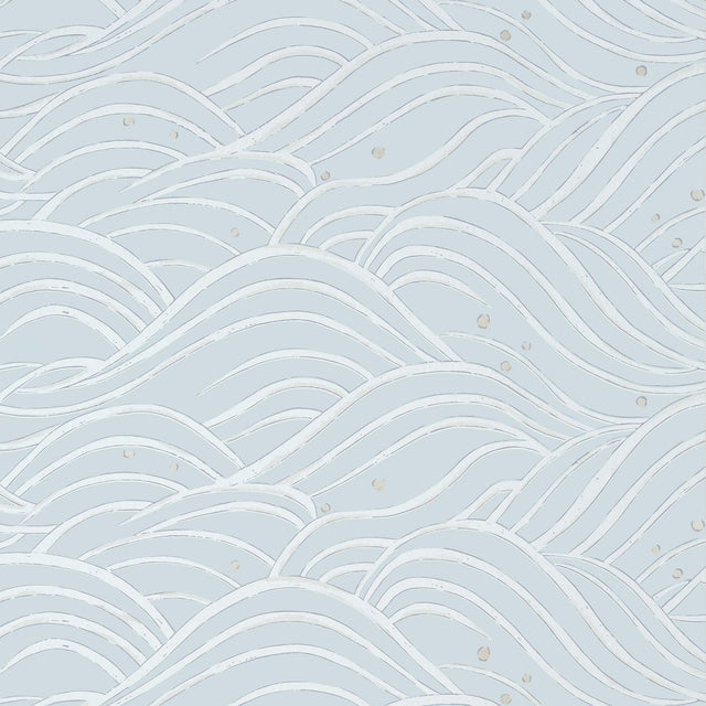 Anna French Waves Spa Blue Wallpaper