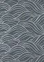 Anna French WAVES Charcoal Wallpaper