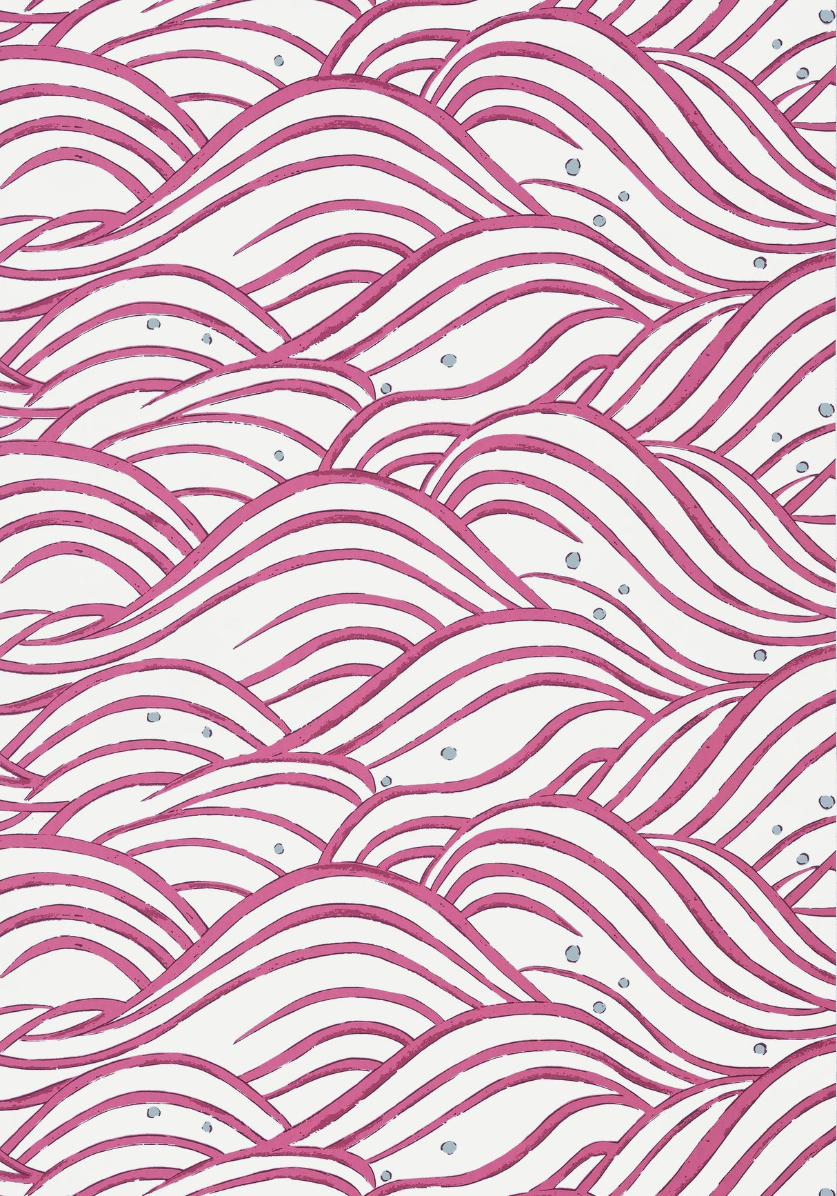 Anna French WAVES Fuchsia Wallpaper