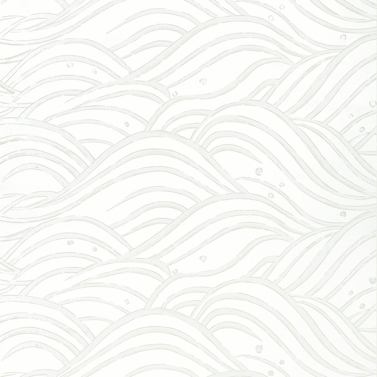 Anna French Waves Pearl Wallpaper