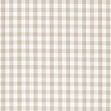 Anna French Saybrook Check Beige Fabric