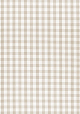 Anna French SAYBROOK CHECK Beige Fabric