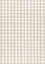 Anna French SAYBROOK CHECK Beige Fabric