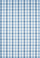 Anna French SAYBROOK CHECK Light Blue Fabric