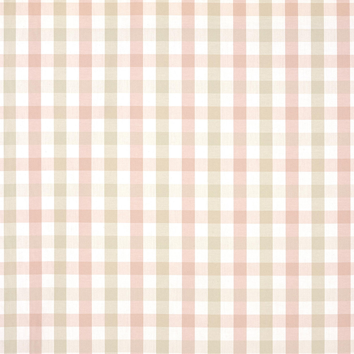 Anna French Saybrook Check Pink And Beige Fabric