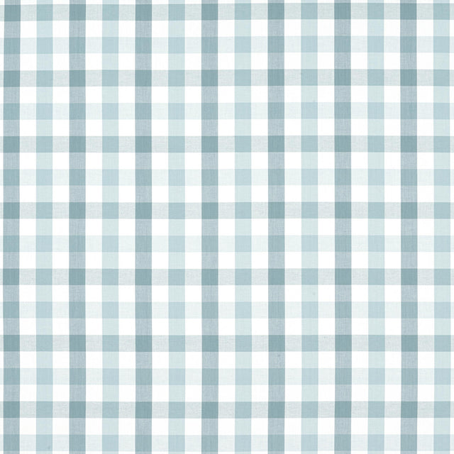 Anna French Saybrook Check Spa Blue Fabric