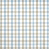Anna French Saybrook Check Spa Blue And Beige Fabric