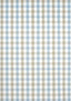 Anna French SAYBROOK CHECK Spa Blue and Beige Fabric