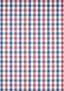 Anna French SAYBROOK CHECK Blue and Red Fabric
