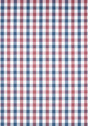 Anna French SAYBROOK CHECK Blue and Red Fabric