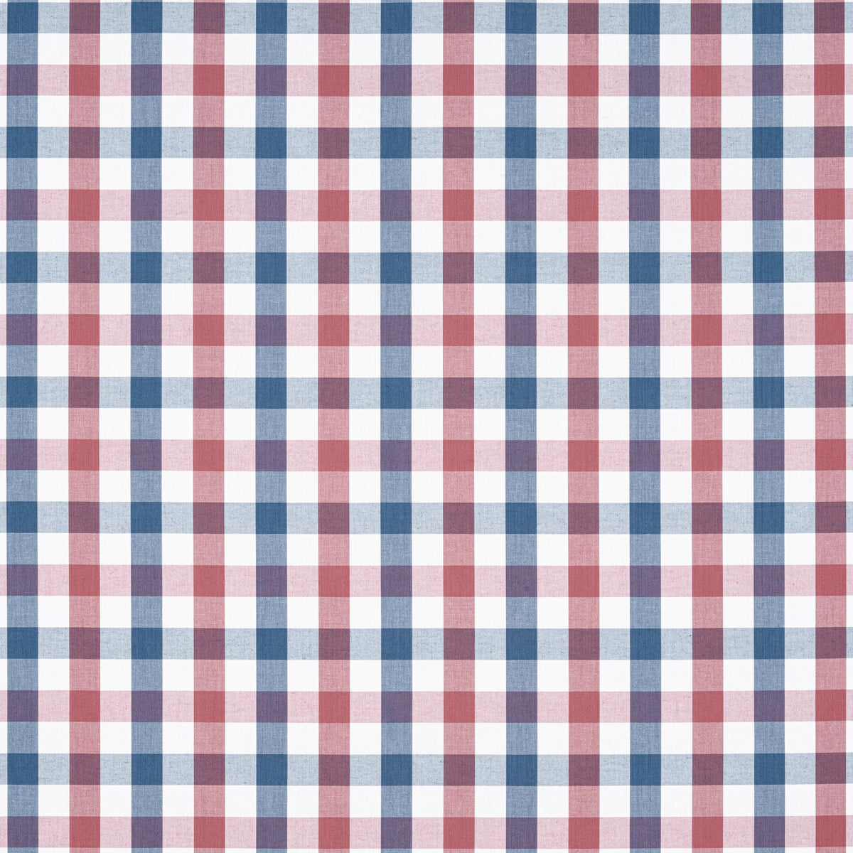 Anna French Saybrook Check Blue And Red Fabric