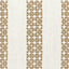 Anna French Fairmont Stripe Embroidery Bronze Fabric