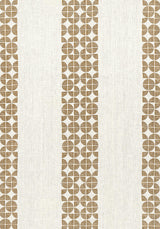 Anna French FAIRMONT STRIPE EMBROIDERY Bronze Fabric
