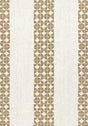 Anna French FAIRMONT STRIPE EMBROIDERY Bronze Fabric