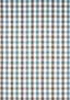 Anna French SAYBROOK CHECK Brown and Slate Fabric