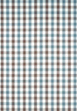 Anna French SAYBROOK CHECK Brown and Slate Fabric