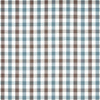 Anna French Saybrook Check Brown And Slate Fabric