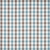 Anna French Saybrook Check Brown And Slate Fabric