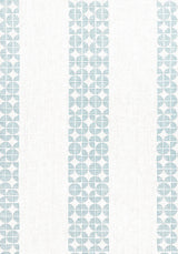 Anna French FAIRMONT STRIPE EMBROIDERY Soft Blue Fabric