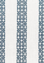 Anna French FAIRMONT STRIPE EMBROIDERY Navy Fabric