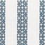 Anna French Fairmont Stripe Embroidery Navy Fabric