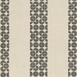Anna French Fairmont Stripe Embroidery Black Fabric