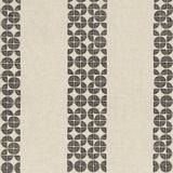 Anna French Fairmont Stripe Embroidery Black Fabric