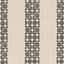 Anna French Fairmont Stripe Embroidery Black Fabric