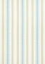 Anna French DEARDEN STRIPE Beige and Blue Fabric