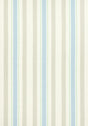 Anna French DEARDEN STRIPE Beige and Blue Fabric