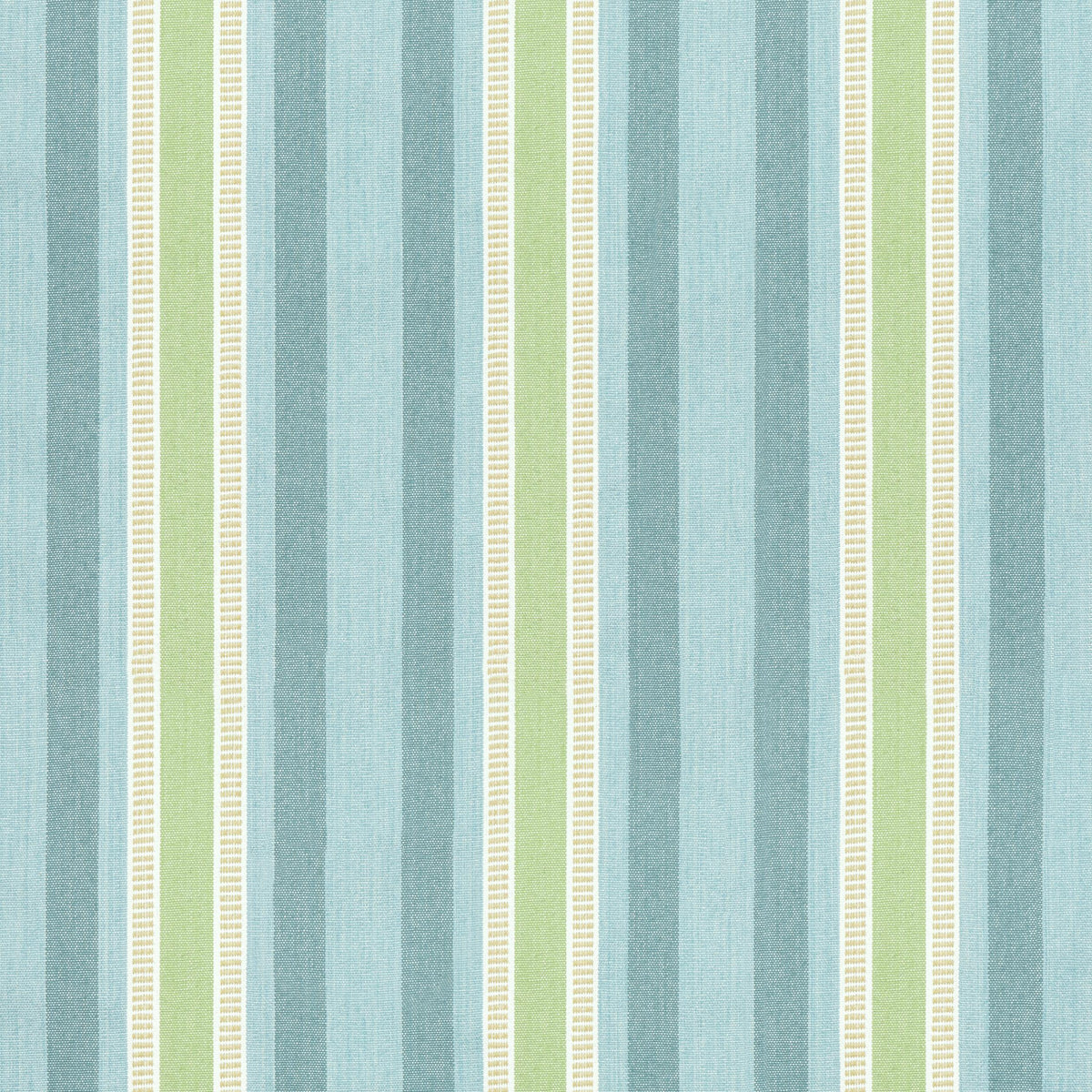 Anna French Dearden Stripe Turquoise And Green Fabric