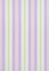 Anna French DEARDEN STRIPE Lavender and Sage Fabric