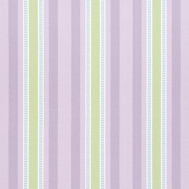 Anna French Dearden Stripe Lavender And Sage Fabric
