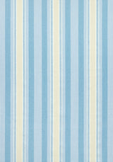 Anna French DEARDEN STRIPE Soft Blue and Beige Fabric