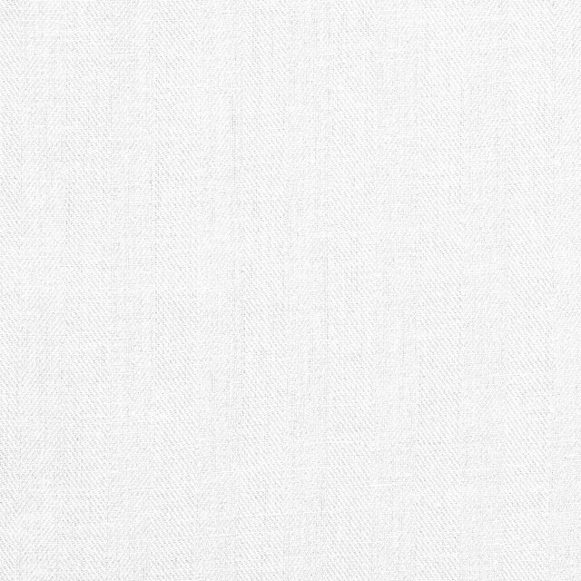 Anna French Langley Herringbone White Fabric