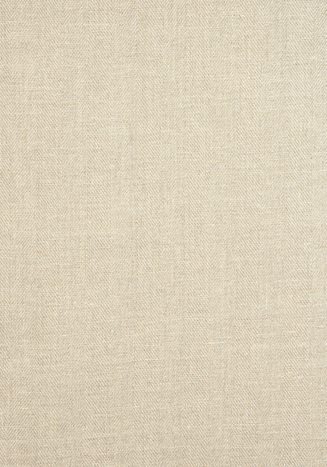 Anna French LANGLEY HERRINGBONE Natural Fabric