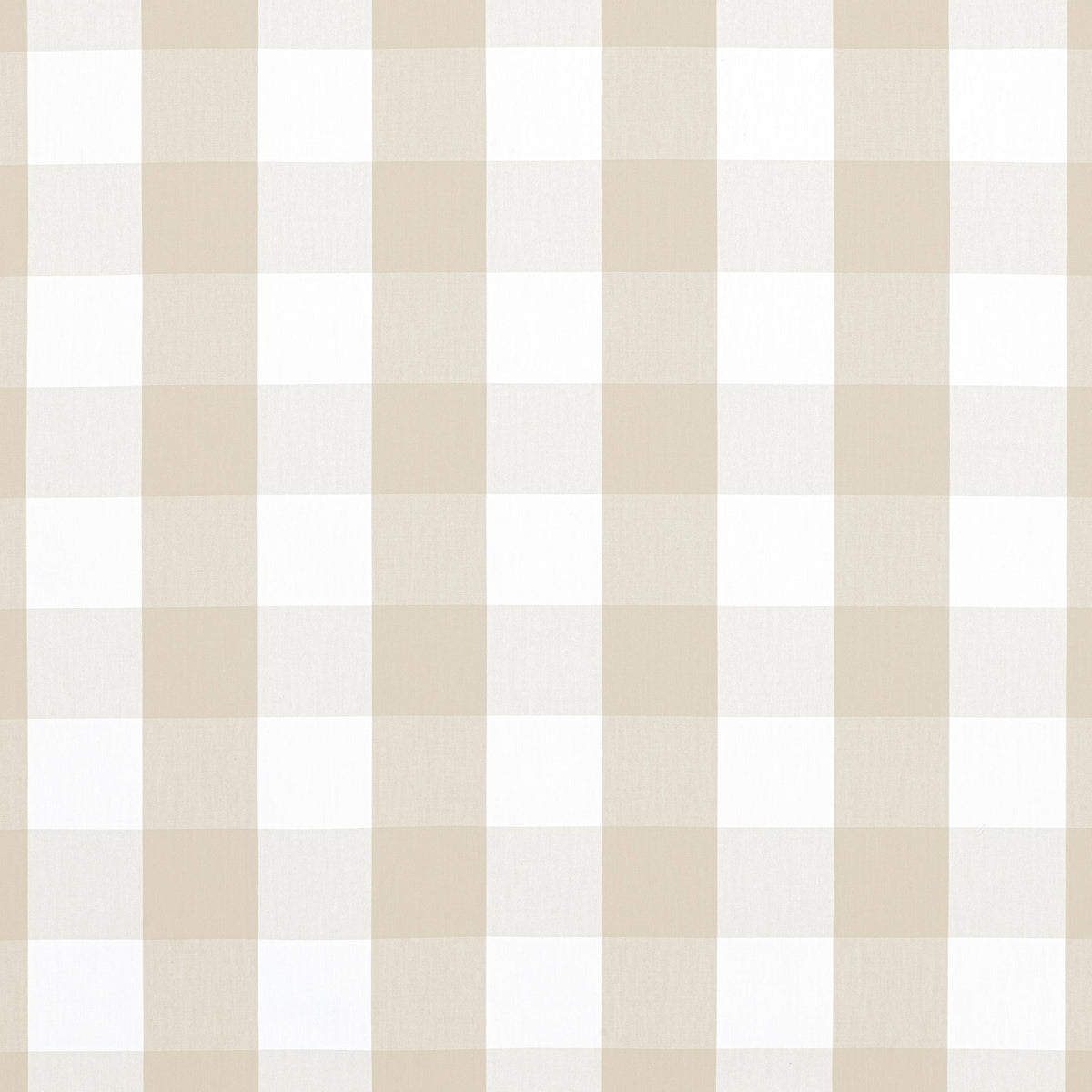 Anna French Hammond Check Beige Fabric