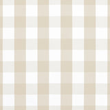 Anna French Hammond Check Beige Fabric