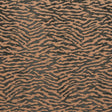 Anna French Tadoba Velvet Charcoal On Caramel Fabric