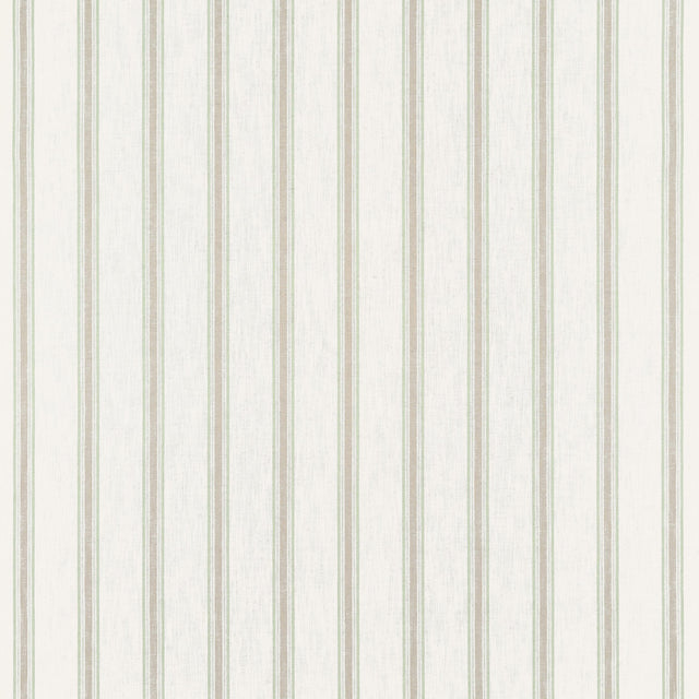 Anna French Beckley Stripe Green Fabric