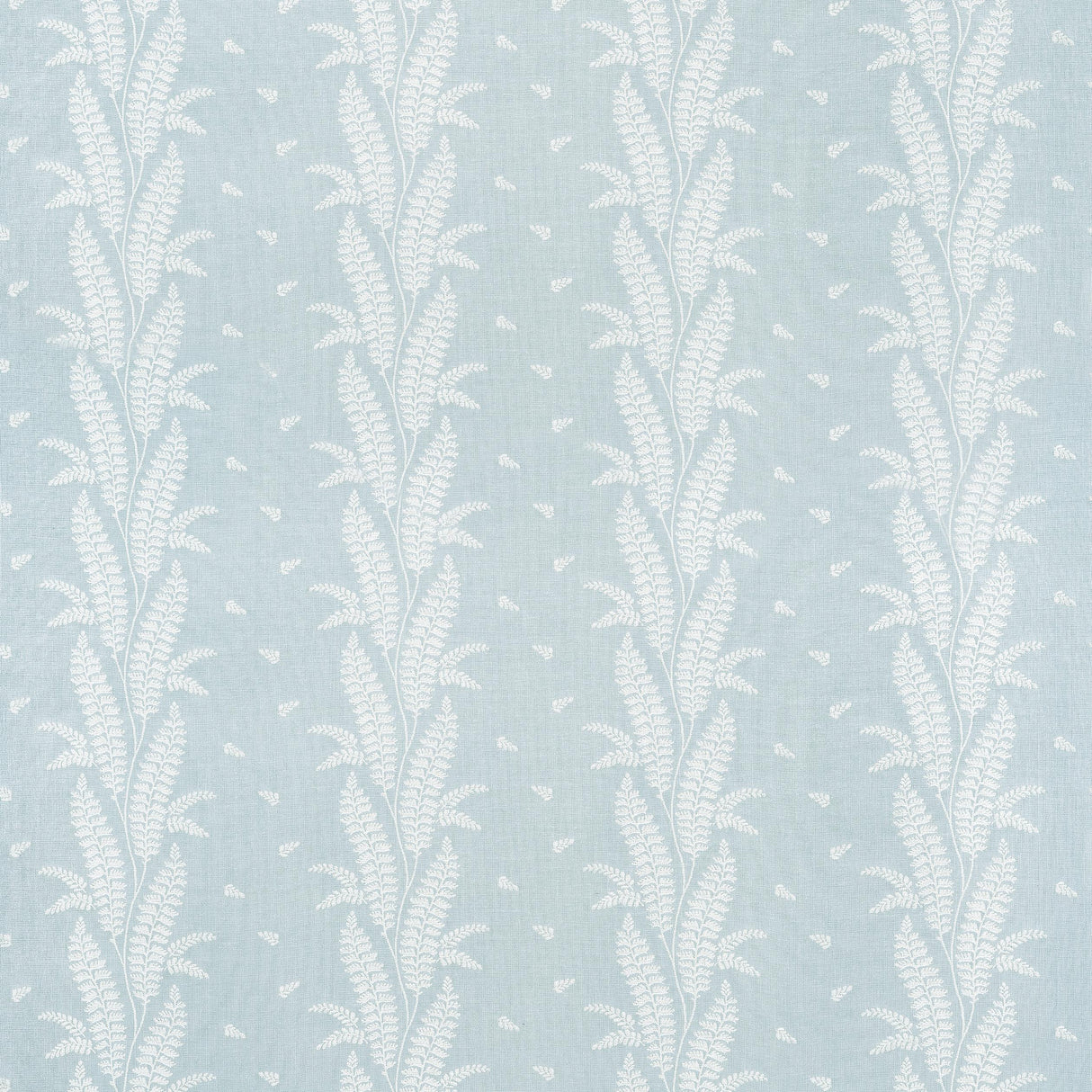 Anna French Ensbury Fern Soft Blue Fabric