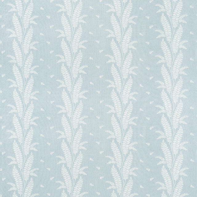 Anna French Ensbury Fern Soft Blue Fabric