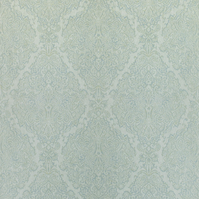 Anna French Sterling Paisley Aqua Fabric