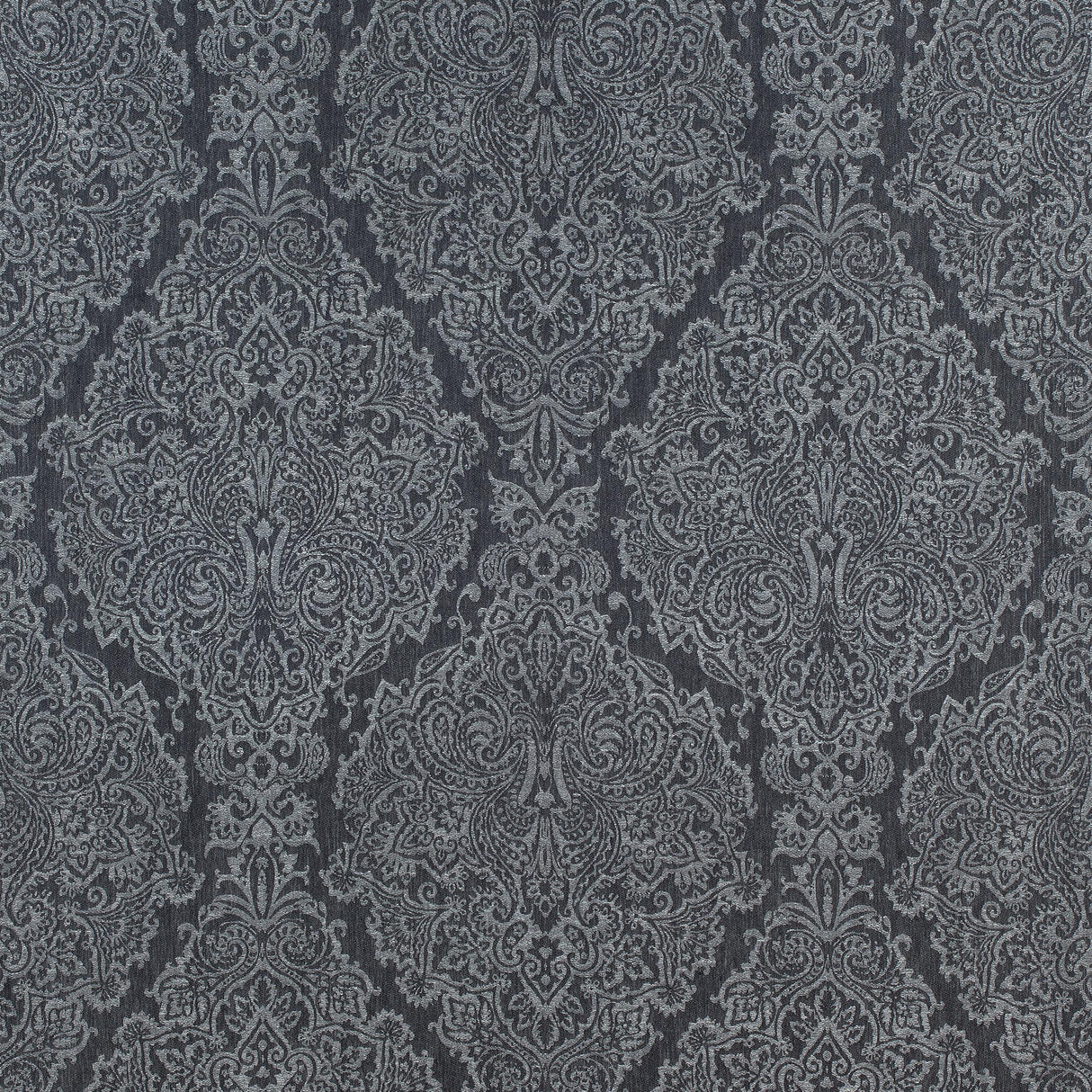 Anna French Sterling Paisley Charcoal Fabric