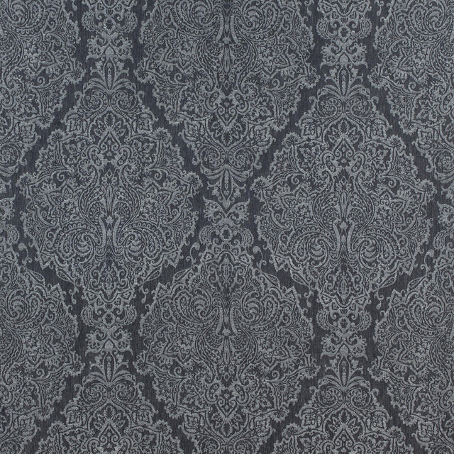 Anna French Sterling Paisley Charcoal Fabric