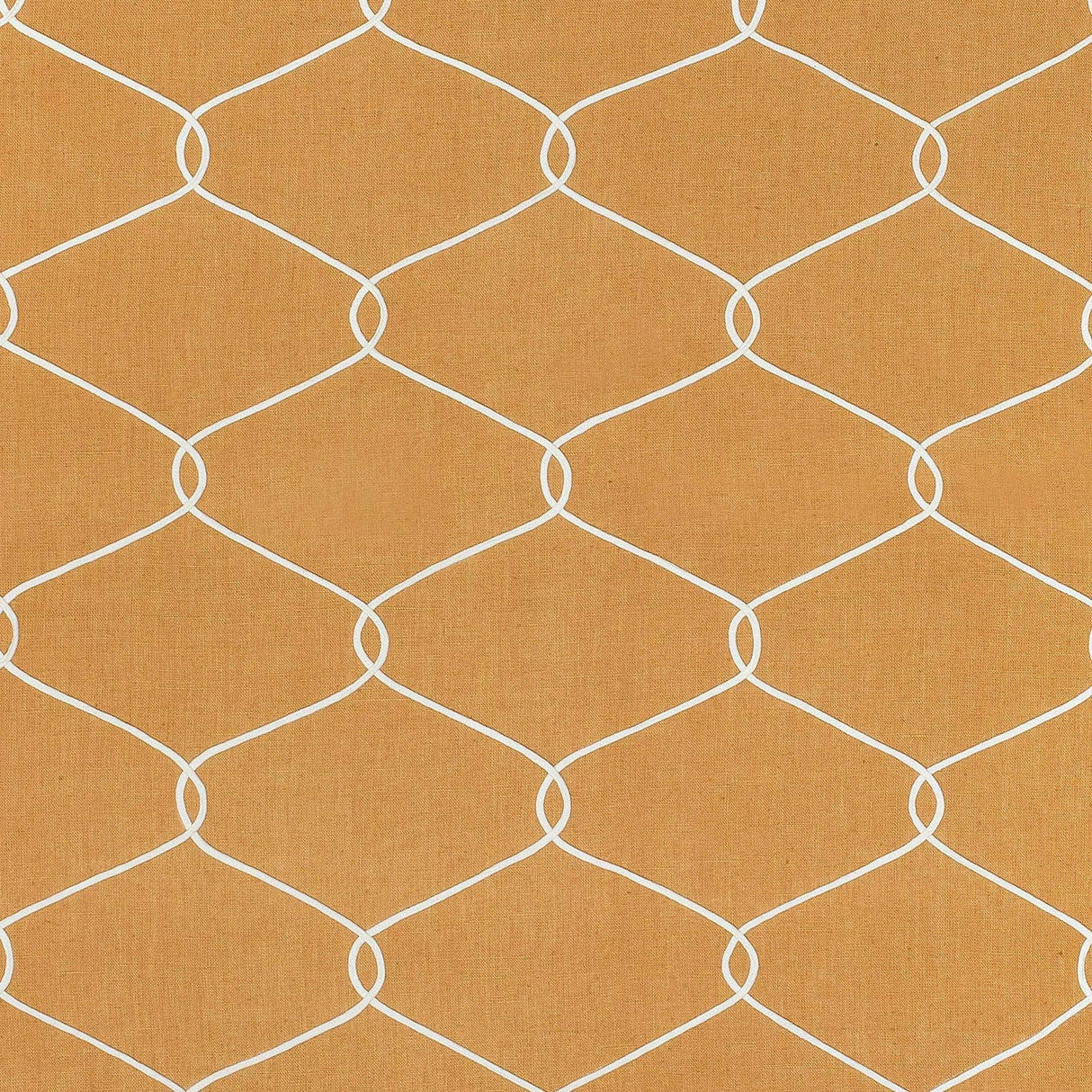 Anna French Theresa Trellis Gold Fabric